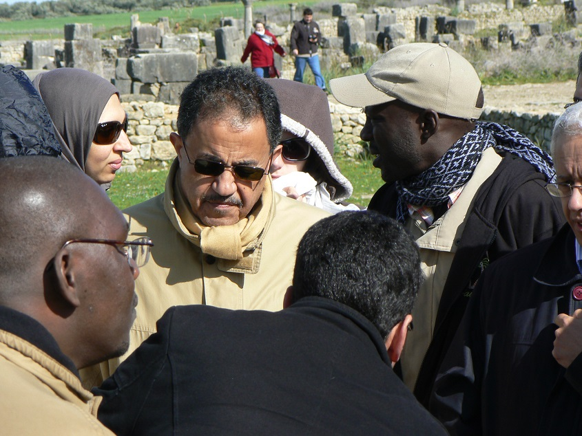 Tahar Gallali. Corus-IRD project in Meknes (Morocco) in February 2011. (Photo C. Feller)