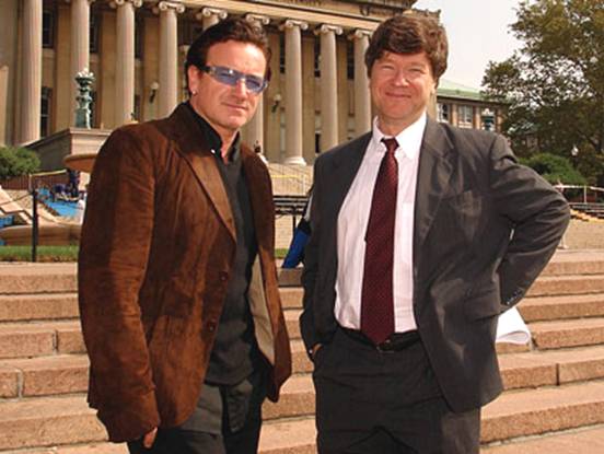Bono Vox and Prof. Jeffrey Sachs