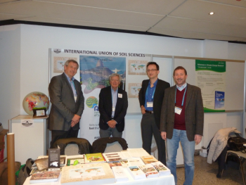 From left to right: President Rainer Horn, Honorary Member Jan Bouma, Secretary Sigbert Huber, Treasurer Andreas Baumgarten